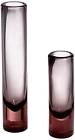 01123-025-027 Studio Shari Pink And Gray Glass Vases Set 736101969921