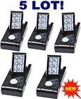 024409488788 Elsld Mitaki Mechanics Pir Motion Sensor Activated Detecting Security Alarm Lamp Light 5 Lot
