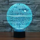 045632222772 Unbranded Star Wars Death Color Led Table Night