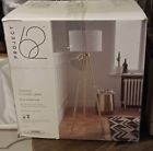 074-02-1863 Project By Ellison Floor Lamp Brass Reading Light Modern Farmhouse