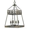 0817-4p Abi Golden Lighting Light Pendant Antique Black Iron 844375077799