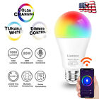 Tz9050125wh 1-4pack Wifi Smart Led Light Bulbs 12w 70w E26 Rgbw Dimmable Bulb For Alexa Usa