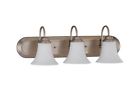 179237 1 Fixture Light Satin White Id - Vanity Glass