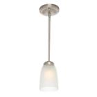 1001409296 Hampton Bay Brushed Nickel Mini Pendant 6940500316161