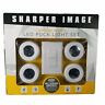 1002832 Sharper Image Wireless Remote Led Puck Light Set Of Lights