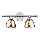 10071 Bulb Chrome 2 Light Reflections Bathbar Vanity Polished -