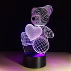 10110601us Tsacte Creative Visual Illusion Led Lamp Bear Shape 745786963766