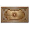 10714728 Afd Home Golden Leaf Rectangle Chandelier Ceiling Medallion Lighting Trim