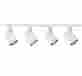 10989wh4head Nicor Lighting White Track Kits