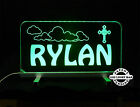 11.375 Personalized Night Light Unique Led Products X 6 With Stand Kids Room Handmade