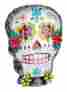 6576417 11127 Regal Art Gift Day Of Dead Man Male Sugar Skull Halloween Electric Night Lamp Tabletop 657641111277