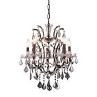 1138d18ri-ss-rc Elegant Lighting Elena Pendant Lamp Rustic Intent Royal 848145012867