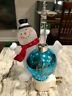 116116 Midwest Cbk Snowman Let It Snow Ball With Candle Light