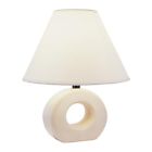 102062 . 12 Ceramic Lamp Id -white Table