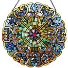 12790 River Of Goods Victorian Style Stained Glass Panel 735090904111