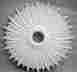 13425 Daisy Henta 28 White Ceiling Medallion Diy Paintable Abs Modern Light Fixture