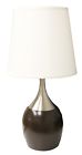 8310es 136871 Id . Silver Table Lamp 24 Touch- Espresso
