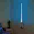 15078 Uncle Milton Industries New Star Wars Deluxe Lightsaber Room Light 8 Different Blade Handheld Remote 841110189144