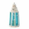 15217 Gallery Of Light Ocean Blue Lighthouse Candle Lamp 849179011444