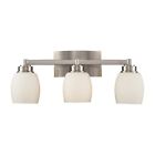 17102 3 Bulb Light Bathbar Vanity Northport - Satin Nickel