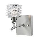 17130 Nickel - Vanity Bathbar 1 Bulb Satin Matrix Light