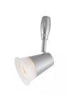 17193-wh Hampton Bay Silver Flex Track Lighting Head With Frosted Glass