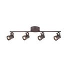 17203s4-bz Hampton Bay Bronze Led Dimmable Fixed Track Lighting 847658010100