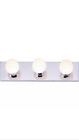 Sf77 18-inch 77 192 Nuvo Three Light Vanity Strip Polished Chrome New
