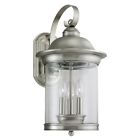 88083-965 . 19.75h Hermitage - Lantern Gull Brushed Antique Sea Outdoor Wall Nickel