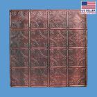 19846 The Renovators Supply Ceiling Tiles Antique Copper Fleur-de-lis Circle 096962384029