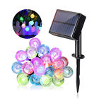 1998041407 Unbranded Solar Garden Led Bubble String Light Waterproof 686603393062