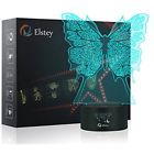 1cvv232dd Elstey Butterfly Desk Lamps Led Night Light Optical 664328024201
