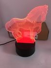 2.2inch Circle Optical Illusion Lamp Colors Change Touch Button And