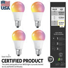Wt-a19e26rgb02wf-erqm 2/4pcs Wifi Smart Led Light Bulb E26 10w Rgbwc Dimmable For Alexa Google Home