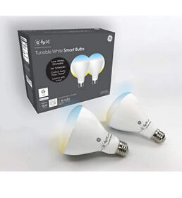 Cledr309s2-g2p 2 C By Ge Smart Bulb C-sleep Works With Google Led Br30 Indoor For Bedroom