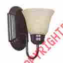 F3561-44 2-new Sunset Lighting Vanity With Tea Stained Glass Oiled Bronze Finish-set Of