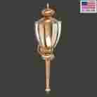 20733 The Renovators Supply Wall Lights Antique Brass Outdoor Light 23 H X 7 Proj 096962388195