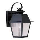2162 Livex Lighting 4755 Mansfield Black Brass Lantern Outdoor Wall Ligh T 269 847284027374