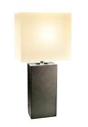 Lt1025-blk 2251908 Leather Black Id Table Modern Lamp