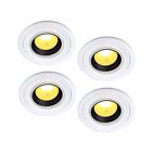 22751 The Renovators Supply Spotlight Trim Medallions White Urethane 096962419097