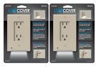 23539x2 Westek Wallplate Nightlight Led Outlet Covereasy Install Cor 021808518696