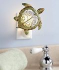 2750221 Afoyft Turtle Capiz Shell Night Light Bathroom Bedroom Kitchen Hallway