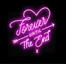 27e162ed365540ed958426c7f8c198e8 Latitude Run Forever Until The End Neon Sign Wall Light