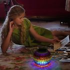 28119 Jar Pandawill Led Light Glass Ball Mosaic Solar Powered Table