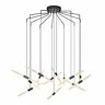 2896.25 Sonneman Black Ballet Led Abstract Multi Light Pendant 872681156587