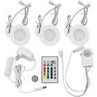 Mh3ppl-2rgbww 3-color Torchstar Decorative Changing Led Puck Lights Cabinet Lighting Kit Shelf Cupboard 741459503987