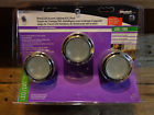 3-pack Nickel Ld35kb Accent Volt Warm 12 Led Lighting Metal Westek White