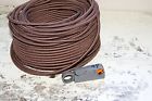 3-wire Industrial Rewind New Brown Round Cloth Cord 25 Ul Listed 18 3 Vintage Style Cor 680474160747