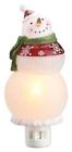 31383733 Roman Smiling Snowman In Santa Hat Christmas Night 257554496906