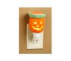 32263335 Darice Orange Ceramic Halloween Wax Warmer Night Light 715833007910